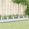 Image de VidaXL Jardinière modulaire en PP - Blanc