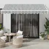 Image de vidaXL Auvent rétractable automatique avec LED anthracite et blanc