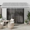 Image de vidaXL Auvent manuel rétractable anthracite et blanc 350x250 cm