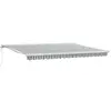 Image de vidaXL Auvent rétractable anthracite et blanc 4,5x3 m tissu/aluminium
