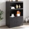 Image de VIDAXL vidaXL Buffet noir 67x39x107 cm