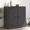 Image de vidaXL Buffet noir acier