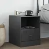 Image de vidaXL Table de chevet anthracite