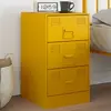 Image de VIDAXL Table de Chevet Jaune Moutarde - 34.5x39x62 cm