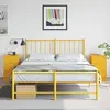 Image de VIDAXL Tables de chevet 2 pièces - Jaune moutarde