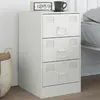 Image de vidaXL Table de Chevet - Blanc