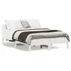 Image de vidaXL Cadre de lit sans matelas blanc 140x190 cm bois de pin massif