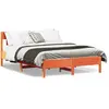 Image de vidaXL Cadre de lit sans matelas cire marron 140x200cm bois pin massif