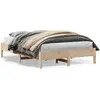 Image de vidaXL Cadre de lit sans matelas 160x200 cm bois massif de pin