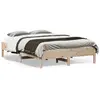 Image de vidaXL Cadre de lit sans matelas 135x190 cm bois de pin massif
