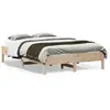 Image de vidaXL Cadre de lit sans matelas 120x190 cm bois de pin massif