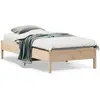 Image de vidaXL Cadre de lit sans matelas 75x190 cm bois de pin massif