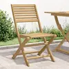 Image de vidaXL Chaises pliables de jardin lot de 4 - Acacia massif