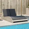 Image de vidaXL Chaise longue 2 places