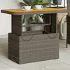 Image de vidaXL Table de jardin - Gris