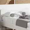 Image de vidaXL Tête de lit blanc 120 cm bois massif de pin