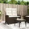 Image de vidaXL Banc Inclinable Marron