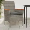 Image de vidaXL Chaises de jardin lot de 2