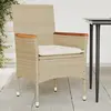 Image de vidaXL Chaises de jardin avec coussins lot de 2