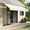 Image de vidaXL Auvent rétractable crème 350x150 m