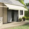 Image de vidaXL Auvent rétractable 400x150 cm Crème