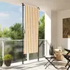 Image de vidaXL Store roulant d'extérieur - Orange/Blanc