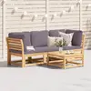 Image de vidaXL Salon de jardin 3 pcs - Bois d'acacia