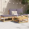Image de vidaXL Salon de jardin 4 pcs
