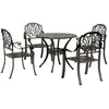 Image de VidaXL Ensemble manger 5 pcs - Bronze
