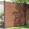 Image de vidaXL Panneau de clôture marron 180x186 cm WPC