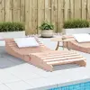 Image de vidaXL Chaise longue Bois massif de douglas