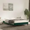 Image de vidaXL Cadre de lit sans matelas vert foncé 120x190 cm velours