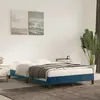 Image de vidaXL Cadre de lit sans matelas bleu foncé 120x190 cm velours