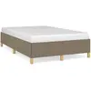 Image de vidaXL Cadre de lit sans matelas taupe 120x190 cm tissu