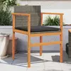 Image de vidaXL Chaises de jardin lot de 2