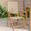 Image de vidaXL Chaises de jardin lot de 2 - Beige