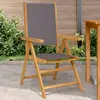 Image de VIDAXL Chaises de jardin inclinables - Bois d'acacia