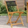Image de vidaXL Chaises de bistrot noir - Lot de 2