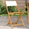 Image de vidaXL Chaises de bistrot lot de 2 - Blanc crème