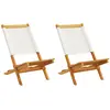 Image de vidaXL Chaises de jardin, lot de 2