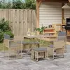 Image de vidaXL - Beige Poly rotin