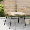 Image de vidaXL Chaises de jardin lot de 2 - Marron rotin