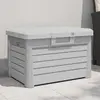 Image de vidaXL Boîte à coussins - Gris