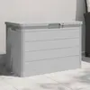 Image de vidaXL Boîte à coussins - Gris