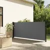 Image de vidaXL Auvent latéral rétractable - Anthracite 140x300 cm
