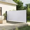Image de vidaXL Auvent latéral rétractable Blanc 180 x 300 cm