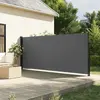 Image de vidaXL Auvent latéral rétractable - Anthracite - 160x500 cm