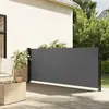 Image de vidaXL Auvent latéral rétractable anthracite 120 x 600 cm