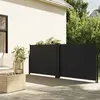 Image de vidaXL Auvent Latéral - Noir - 120x600 cm