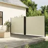 Image de vidaXL Auvent latéral rétractable - Crème 160x600 cm